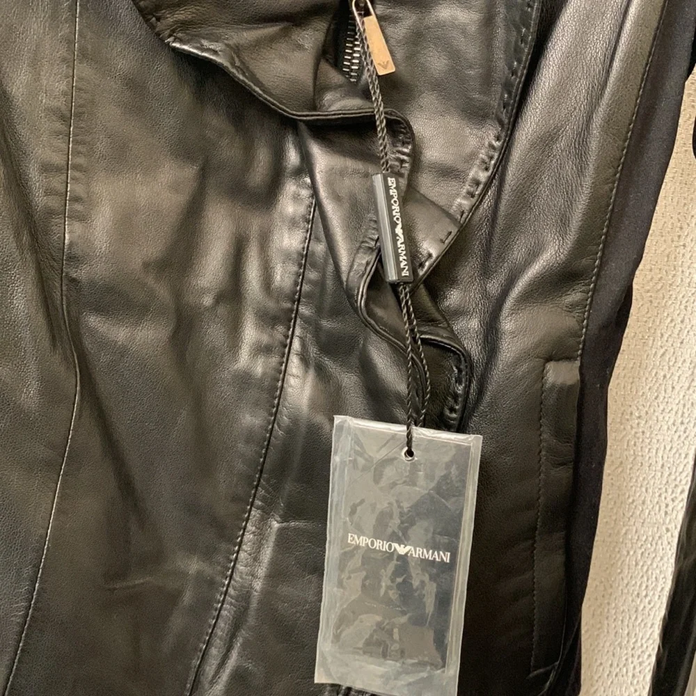 EMPORIO ARMANI Leather Jacket - Picture 10 of 10